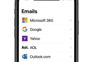 Zarządzanie pocztą e-mail na urządzeniu mobilnym za pomocą aplikacji Microsoft 365, Google, Yahoo, AOL i Outlook.